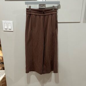 Lululemon Pants Womens 4 Brown Softstreme High Rise Ribbed Crop